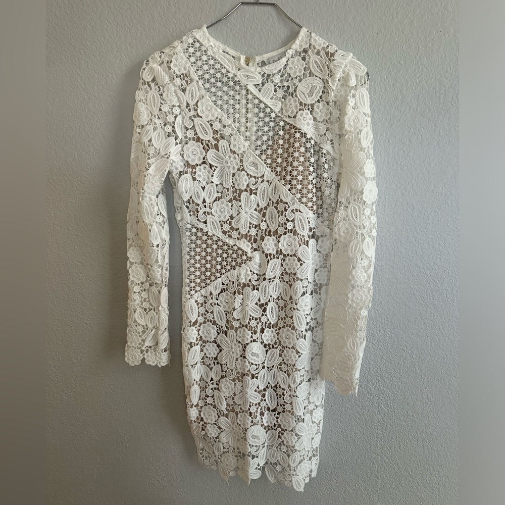 Women’s open knit dress